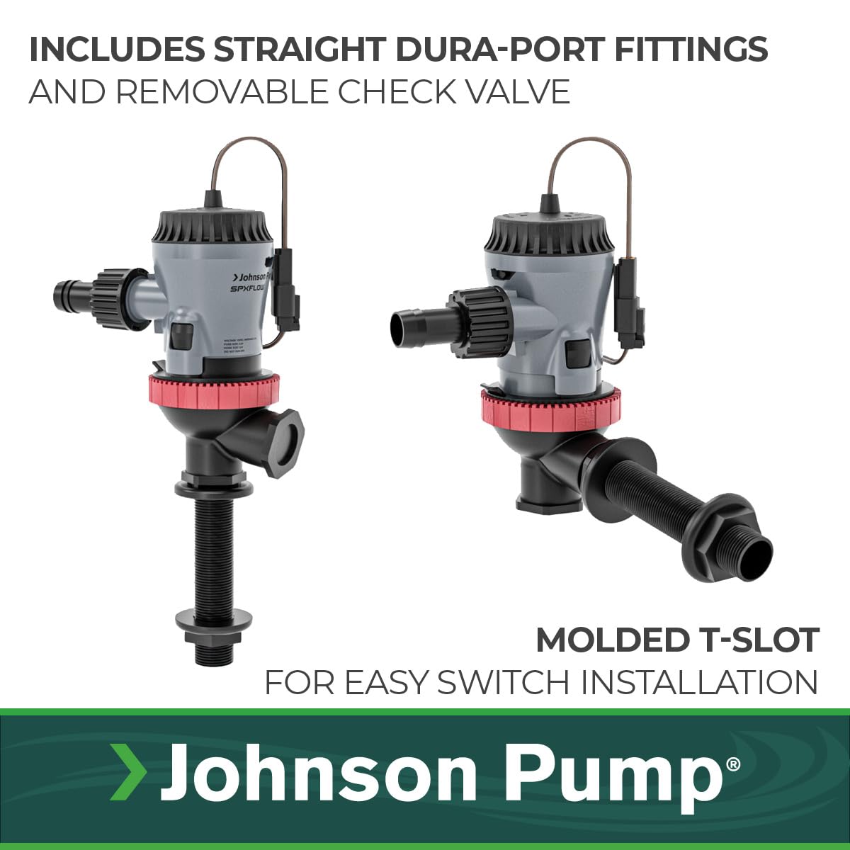 JOHNSON PUMP 10-13642-01 Johnson Pump 10-13642-01 Aqua O2 Flex Mount Aerator Pump - 500 GPH