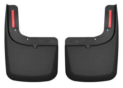 Husky Liners 58471 Husky Liners - Front Mud Guards – 2017-2022 Ford F-250/F-350 Super Duty w/OEM Fender Flares, Front Set - Black, 2 Pc – 58471