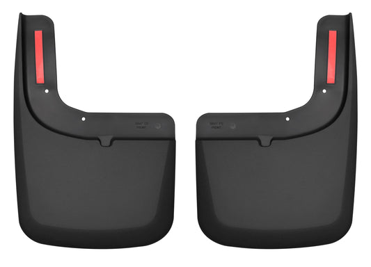 Husky Liners 58471 Husky Liners - Front Mud Guards – 2017-2022 Ford F-250/F-350 Super Duty w/OEM Fender Flares, Front Set - Black, 2 Pc – 58471