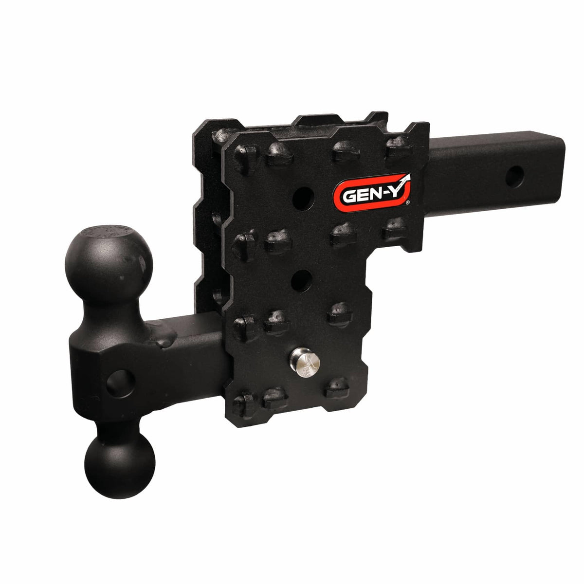 GEN-Y HITCH GH-2613X GEN-Y Hitch GH-2613X Phantom-X 2" Solid Shank - 4.5" Drop - 1K TW - 10K Hitch - Dual Ball Mount (GH-031)