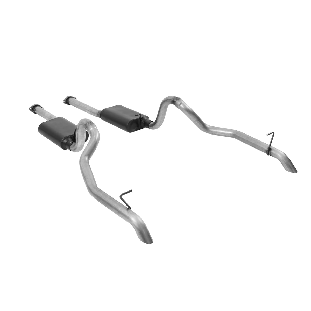 FLOWMASTER 17116 Flowmaster 17116 American Thunder Cat-Back Exhaust Kit 2.5 Inch Aluminized Steel Compatible with 1987-1993 Ford Mustang GT 5.0L engine. Coupes and Convertibles