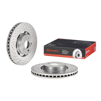 Brembo 09.A945.33 Dual Cast vented drilled/grooved Front Brake