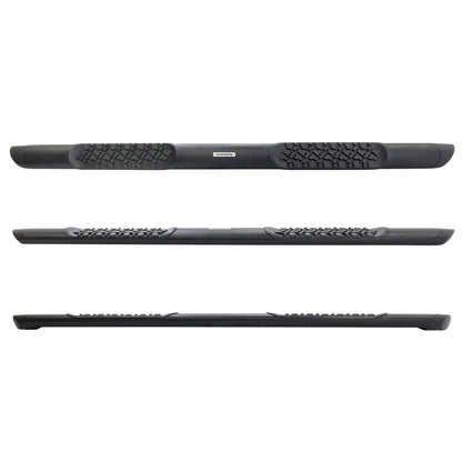 GO RHINO V3439980T Go Rhino V-Series V3 5" Side Steps & Mounting Brackets | Aluminium, Textured Black | V3439980T | Fits 2019-2024 Ram 1500 Quad Cab Pickup