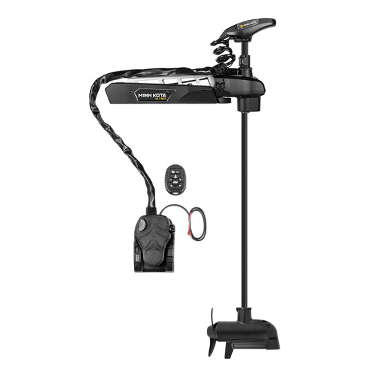 Minn Kota 1368922 Minn Kota Ultrex QUEST Brushless Bow-Mount Electric Trolling Motor with MEGA Side Imaging – 90/115 Lb. Thrust, 60 In. Shaft, Freshwater