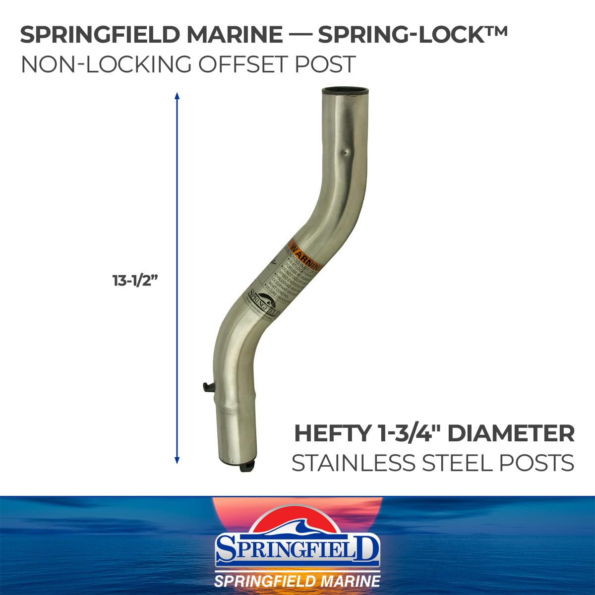 SPRINGFIELD 1640401 Springfield 1640401 Spring-Lock Offset Extension Post