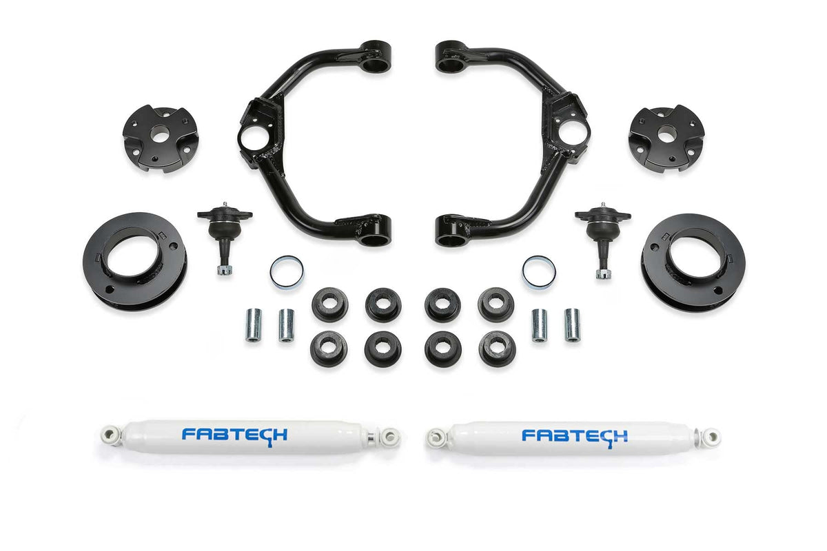 FABTECH K3167 Fabtech K3167 Performance Lift System w/Shocks 3 in. Lift For PN[FTS23202/FTS23204/FTS7188] Performance Lift System w/Shocks