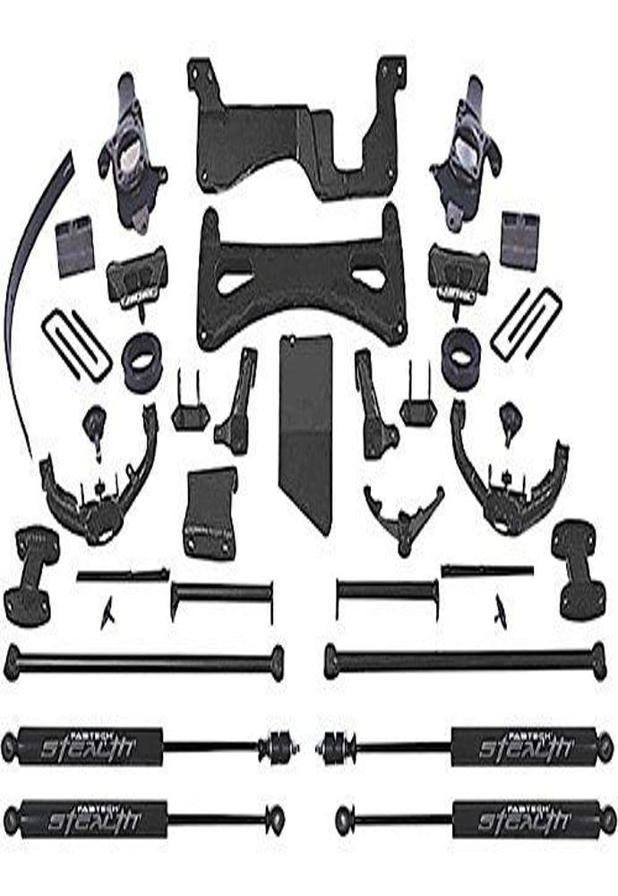 FABTECH FTS21013BK Fabtech FTS21013BK 8" Lift Kit Component Box 3, Black For Select GM K2500/3500 Heavy Duty Trucks