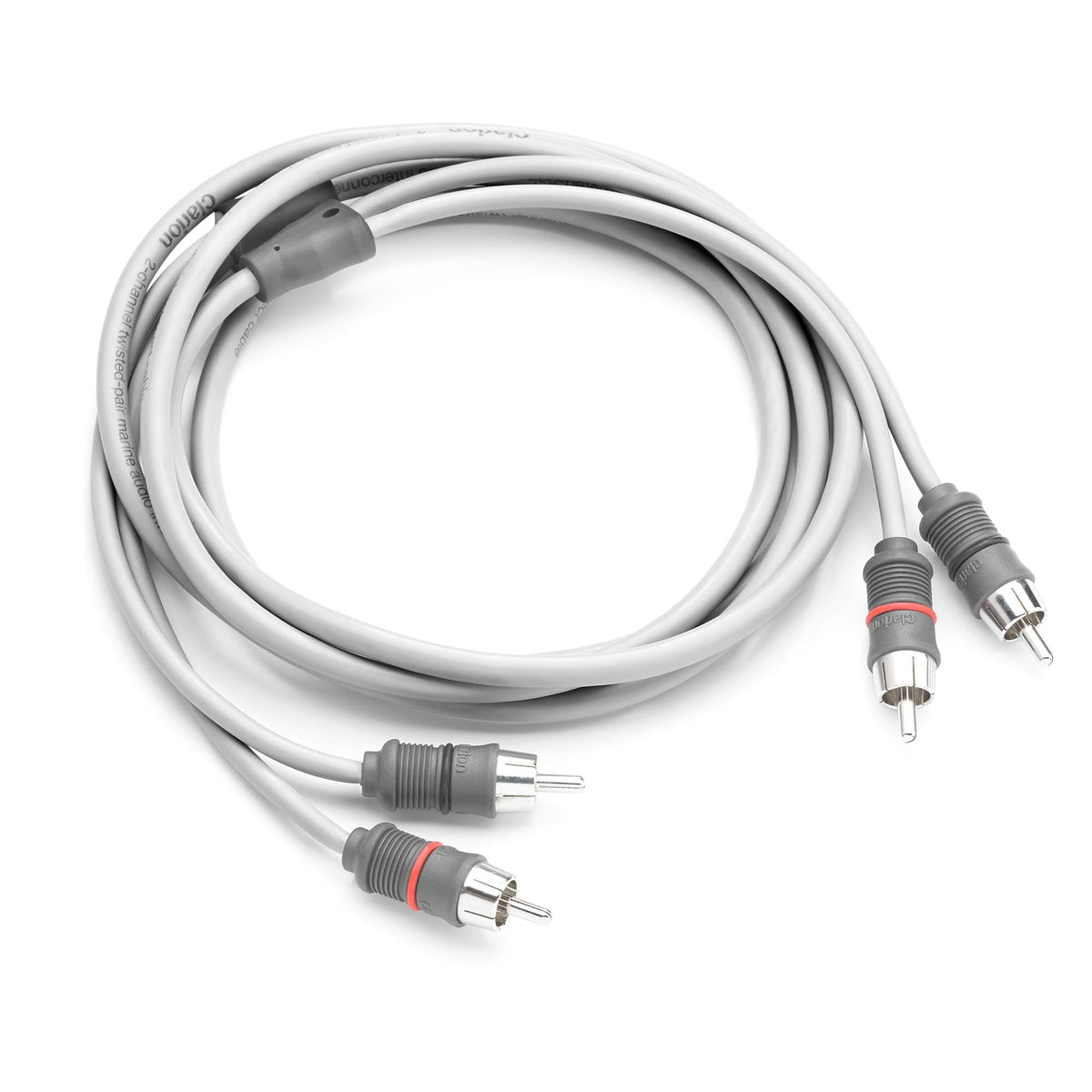 CLARION 010-13572-00 Clarion CMC-GRYAIC2-3 3' 2-Channel Marine Grade RCA Style Audio Interconnect Open Box