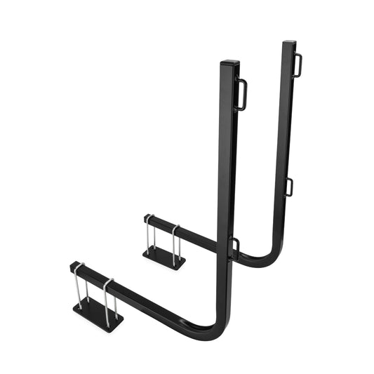 CAMCO 39010 Camco Rhino RV Bumper Mount Tote Tank Holder - Features a Powder-Coated Steel Construction, Heavy-Duty Straps, and Fits Both 4-inch and 4-1/2-inch Bumpers (39010)