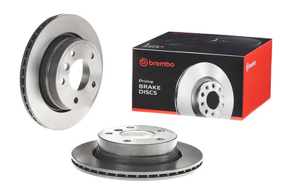 BREMBO 09772711C02 Brembo 09.7727.11 UV Coated vented Rear Brake Rotor BMW/BMW (BRILLIANCE) OE# 34216855155