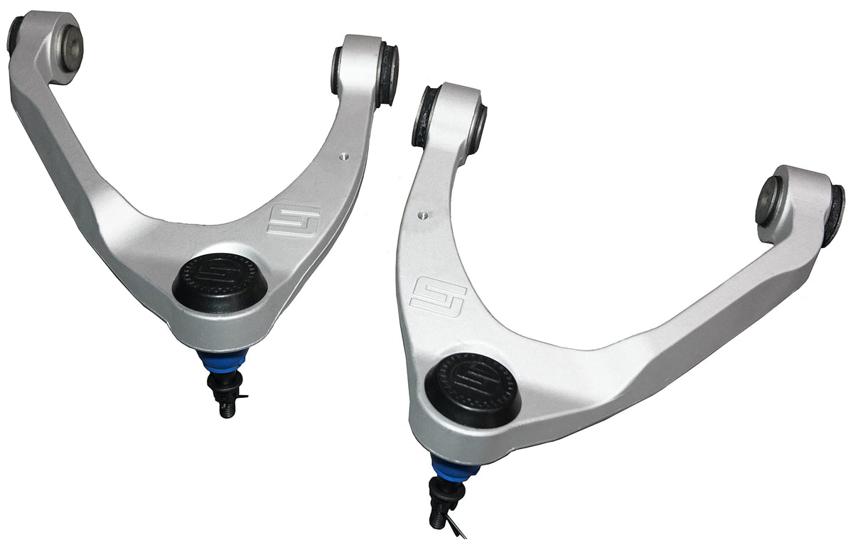 SUPERLIFT 3700PR RealTruck SUPERLIFT SUSPENSION Aluminum Control Arms | Front, Upper | 3700PR | Fits 2007-2016 Chevrolet/GMC Silverado/Sierra 1500;07-14 Suburban/Tahoe/Yukon w/O.E. Cast Steel Arms & 2-3.5" of Lift