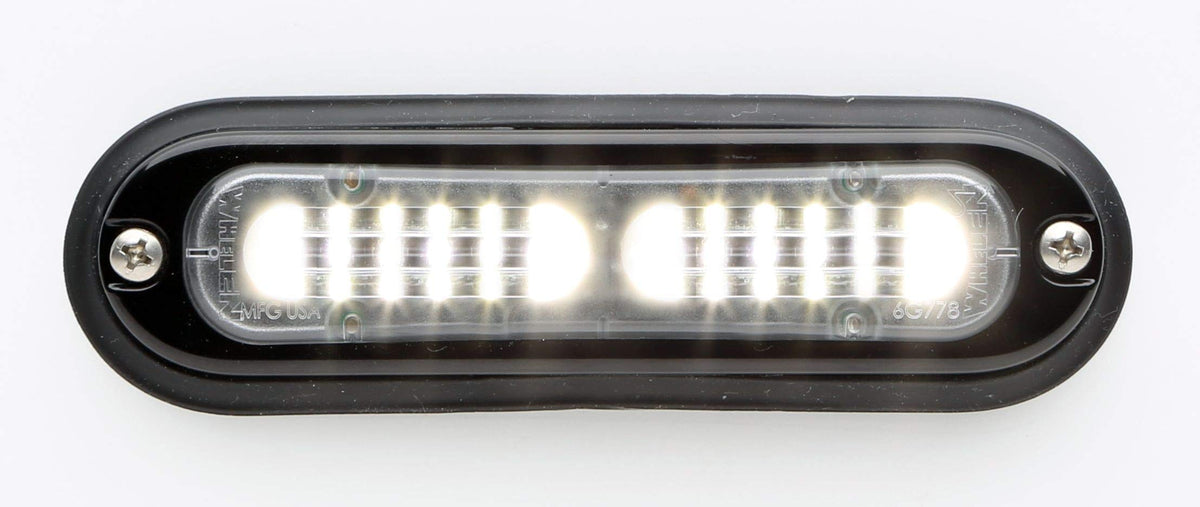 WHELEN TSS0C Whelen, Ultra Thin, ION, T-Series, Super-LED, Flush Surface Mount, Light Head, White, Part# TLIC
