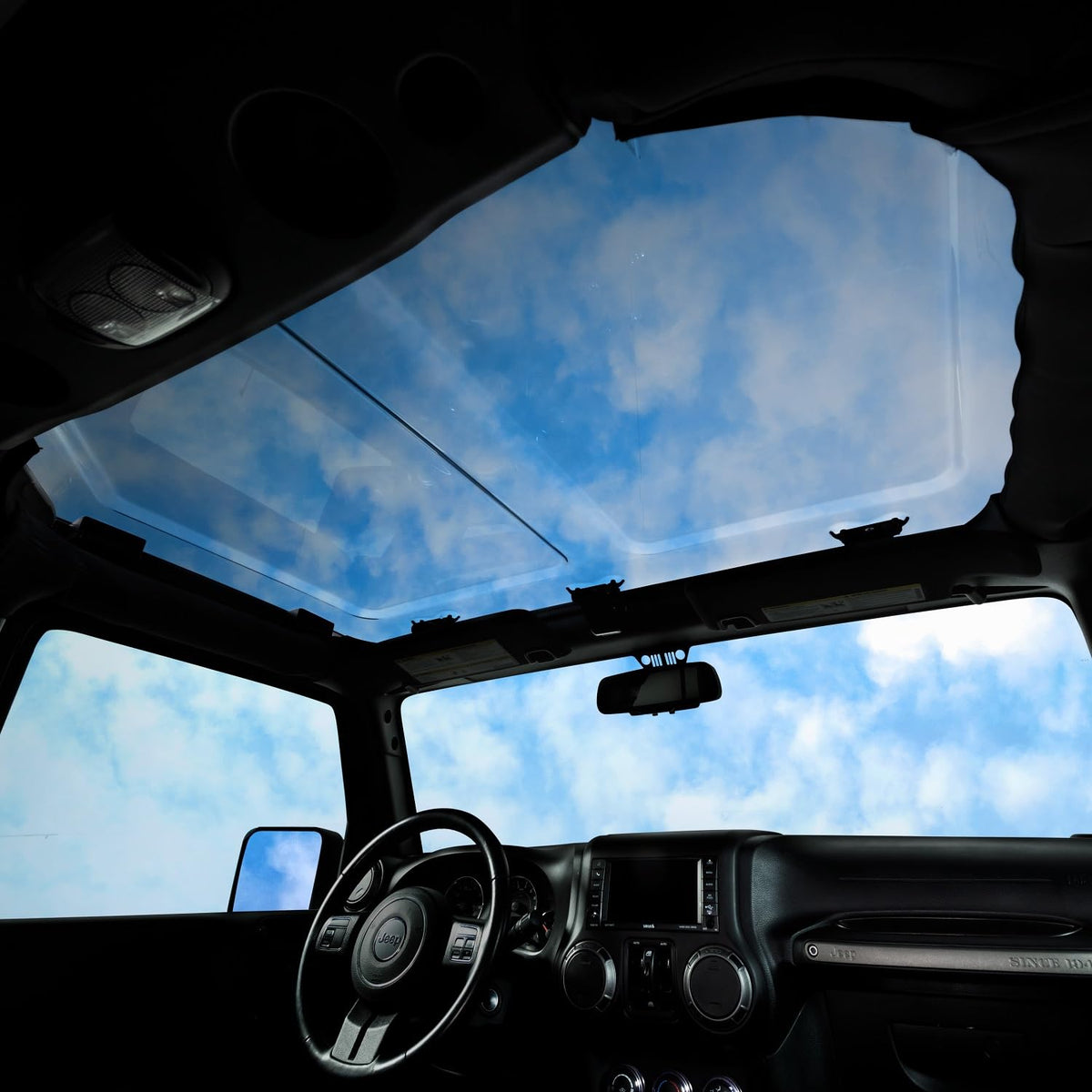 PUTCO 581003 Putco Element Sky View Panoramic Lid Hard Top for Roof for Jeep Wrangler JK 2009-2017 (Also fits 2018 JK Body)