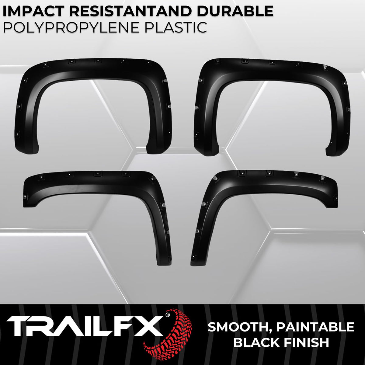 TRAILFX TFC3001S Trailfx TFC3001S POCKET STYLE FLARE SMOOTH SET OF 4