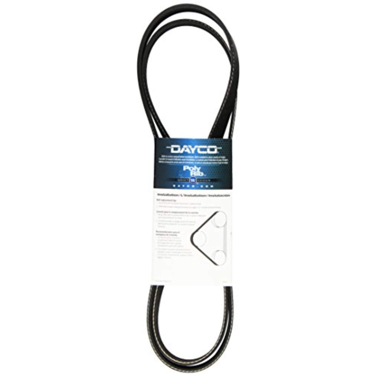 DAYCO 5050658 Dayco 5050658 Serpentine Belt , Black