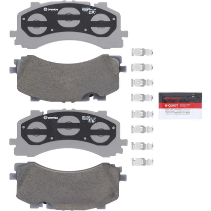 Brembo P85170N Premium Ceramic Front Disc Brake Pad Set AUDI