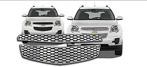 New Chrome Grille Cover Insert Overlay Fits 2012 - 2014 Chevy Equinox LS, LT, LTZ gi-82X