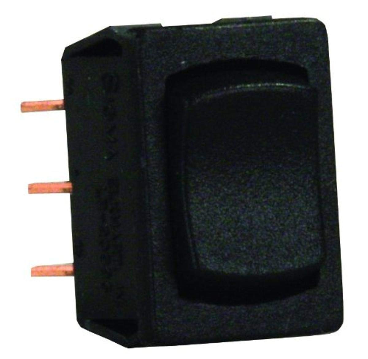 JR PRODUCTS 13335 JR Products 13335 Black SPDT Mini On/Off/On Switch
