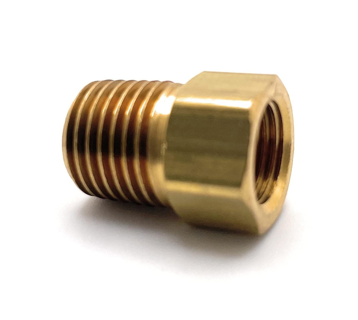 AP PRODUCTS ME2132P AP Products Marshall Excelsior ME2132P Inverted Flare Adapter - 1/4" MNPT x 1/4" Female Flare Plug