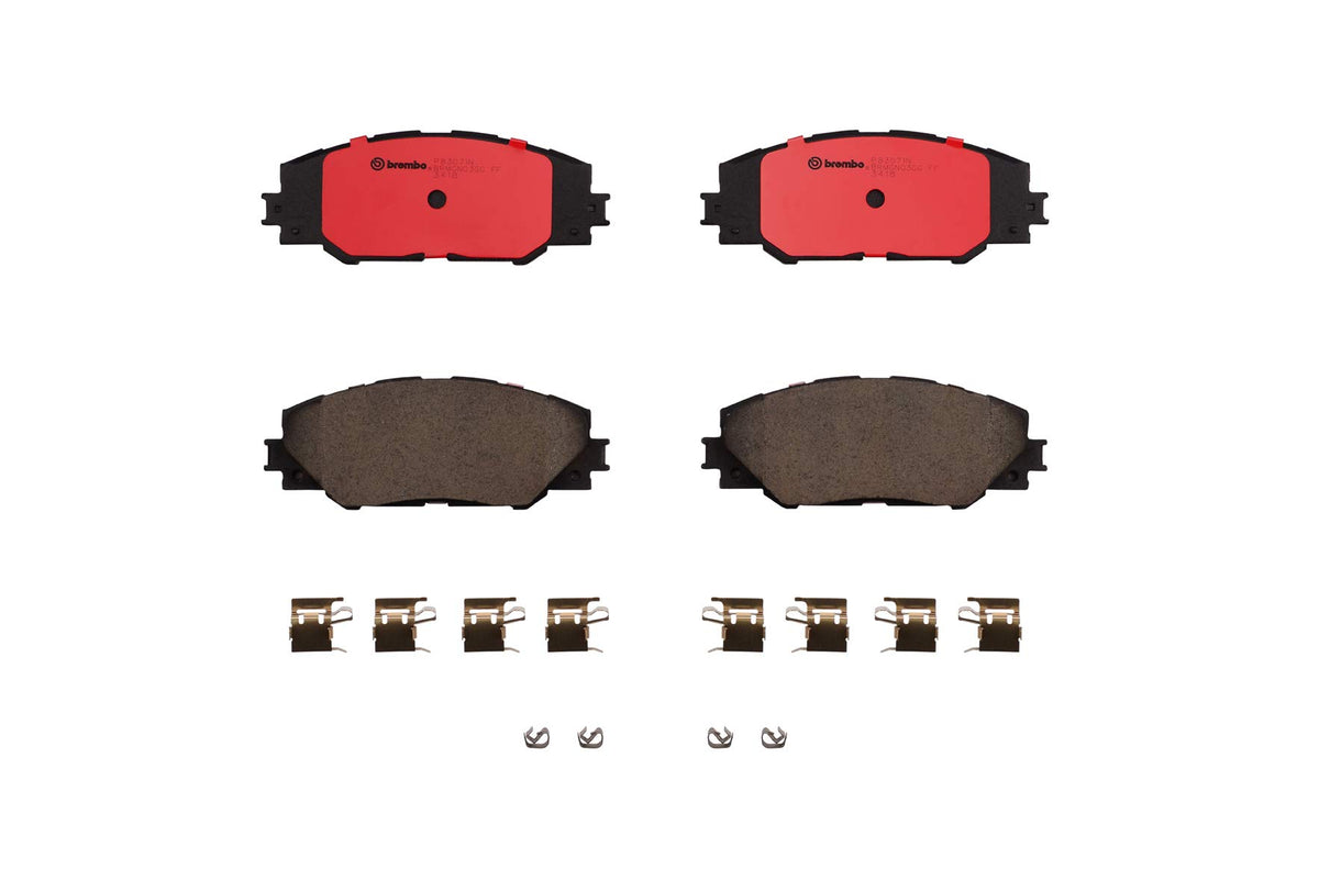 BREMBO P83071N Brembo P83071N Premium Ceramic Front Disc Brake Pad Set SCION/TOYOTA/TOYOTA (FAW)/TOYOTA (GAC) OE# 0446542150