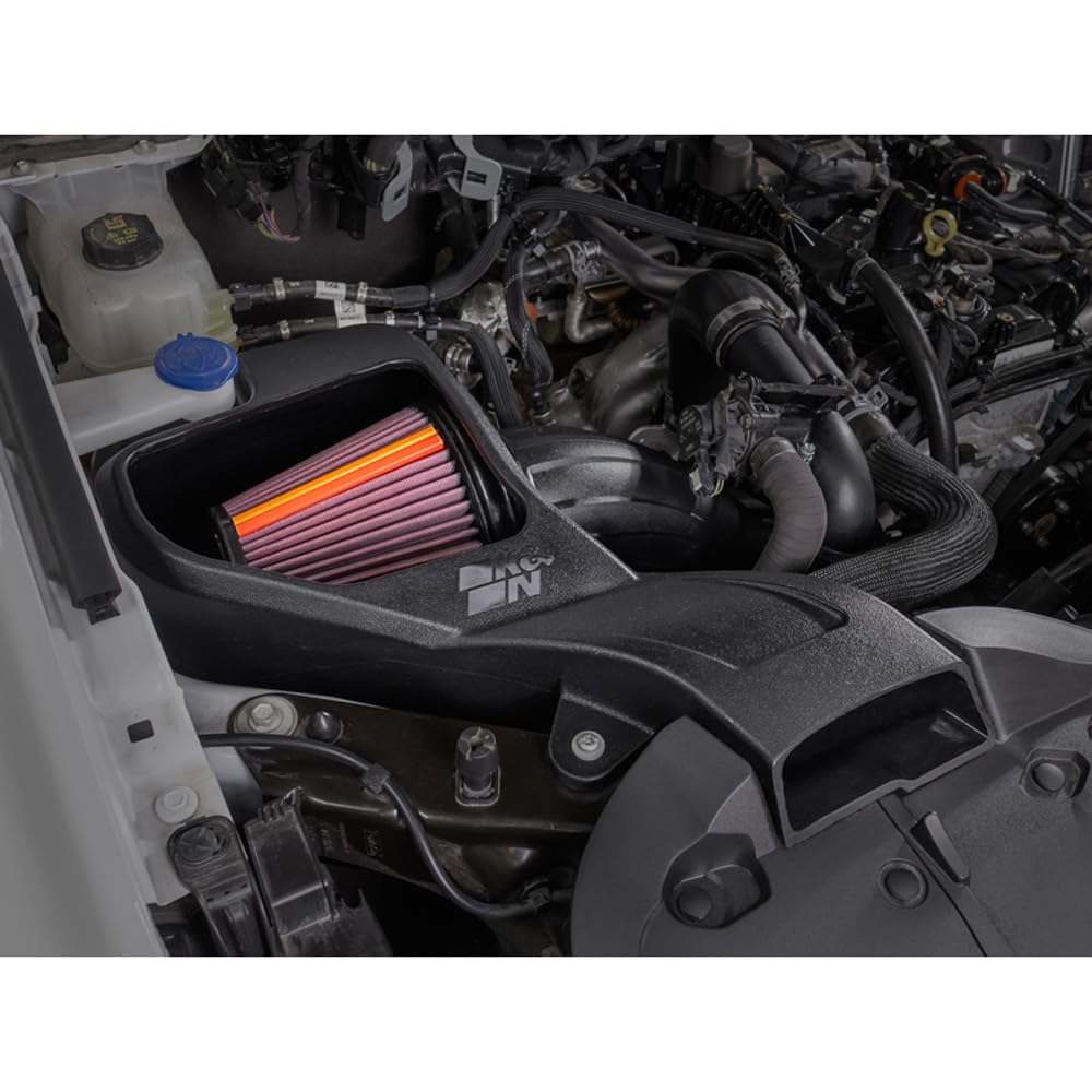 K&N FILTER 50-2629 K&N NextGen Cold Air Intake System: High-Flow Cotton Filter: Compatible with 2024 FORD: Ranger, 50-2629