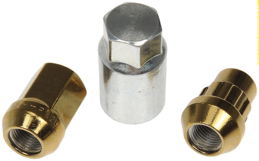 Dorman 713-475K GOLD ACORN WHEEL NUT LOCK SET