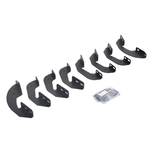 GO RHINO 6944155 Go Rhino RB10 / RB20 Brackets | Mild Steel, Textured Black | 6944155 | Fits 2007-2021 Toyota Tundra Crew Max/Double Cab Pickup
