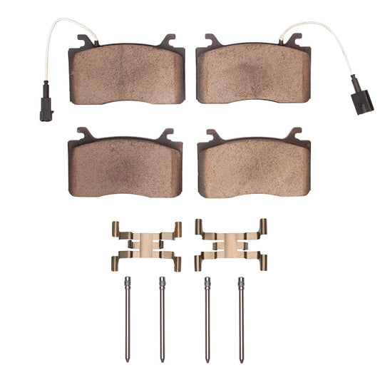Dynamic Friction 1551-2052-01 ADVANCED PADS-CERAMIC W/HDW