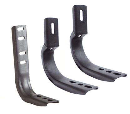 GO RHINO 6840475 Go Rhino OE Xtreme Brackets – Mild Steel, Textured Black – 6840475 – Fits Various 2019 - 2024 Chevrolet Silverado & GMC Sierra (See Description)