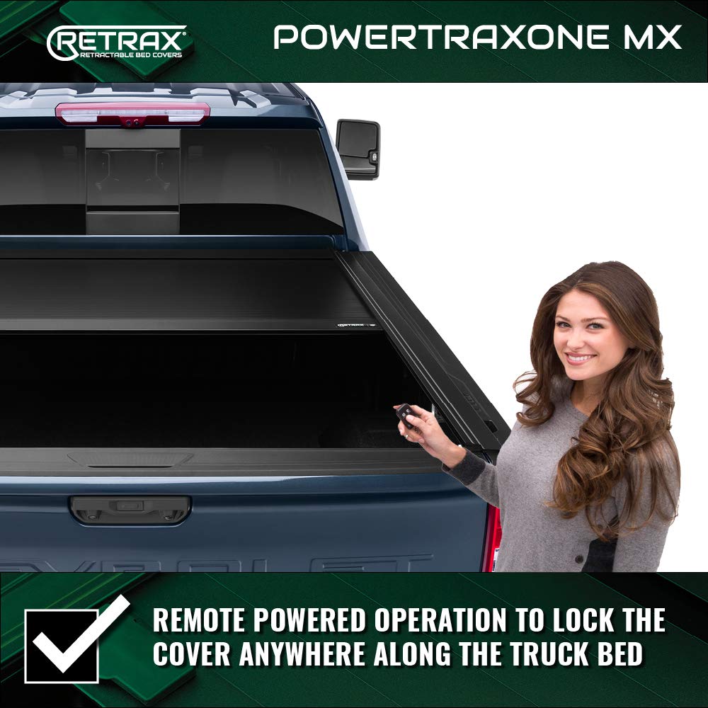 RETRAX 70455 RealTruck Retrax PowertraxONE MX Retractable Truck Bed Tonneau Cover – 70455 – Fits 2023 - 2025 Chevy/GMC Colorado/Canyon 5' Bed (58.9")