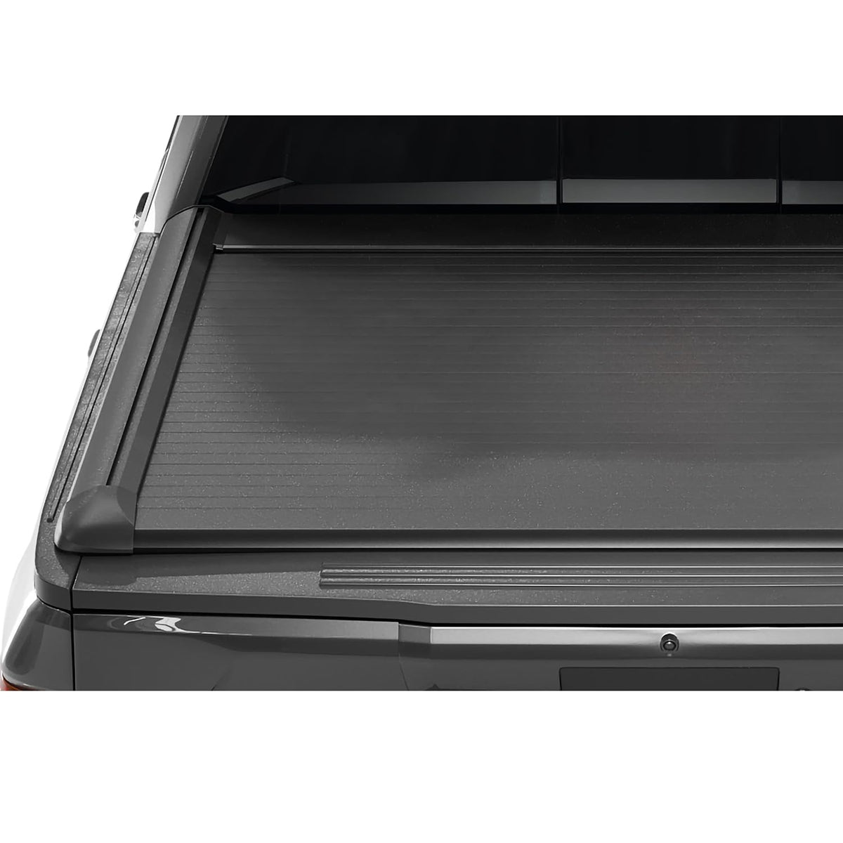 TRAILFX TFX6004 TrailFX Hard Retractable Tonneau Cover Fits 2015-2025 Ford F-150 6.5 Foot Bed Manual Retractable with Key Lock Black Matte Powder Coated Aluminum T-Slot Rails Clamp-On TrailFX TFX6004