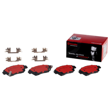 BREMBO P28023N Brembo P28023N Premium Ceramic Front Disc Brake Pad Set HONDA OE# 45022S5AE50
