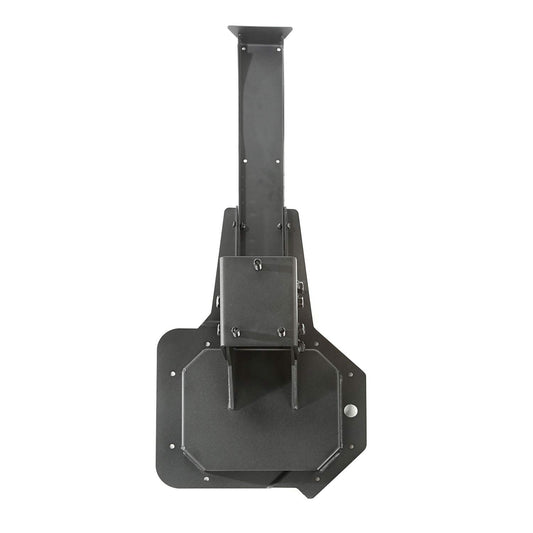 RUGGED RIDGE 11546.52 Rugged Ridge HD Tire Carrier | Black, Wheel Mount, Heavy Duty | 11546.52 | Fits 2007-2018 Jeep Wrangler JK