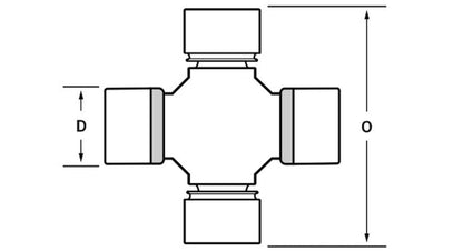 SKF UJ344AG UNIVERSAL JOINT