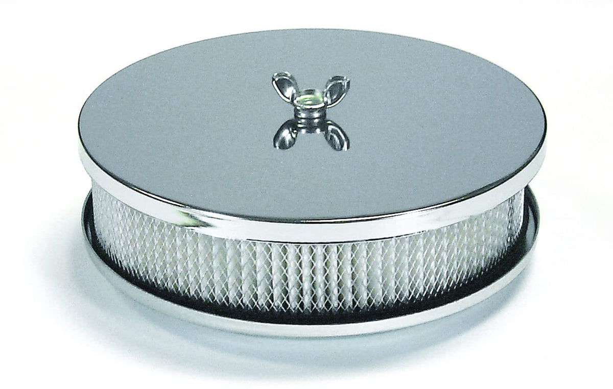 MR GASKET 1486 Mr. Gasket 1486 Air Cleaner - 6-1/2 Inch Diameter, 2 Inch Tall - Chrome