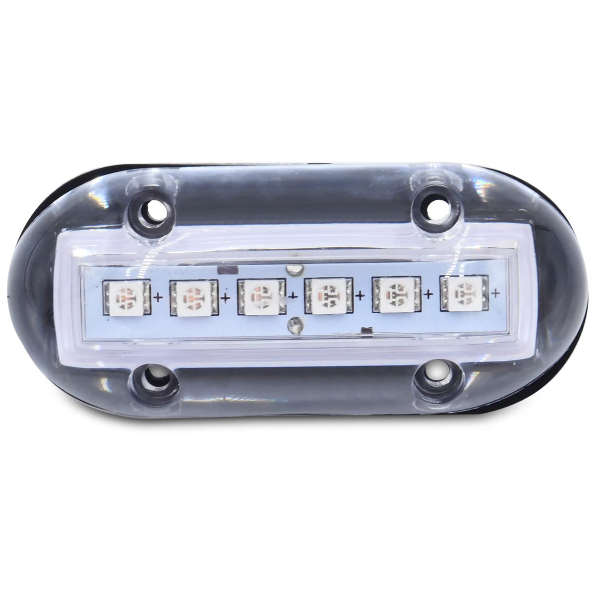 T-H MARINE LED-51867-DP T-H Marine LED Underwater Boat Light - High-Intensity Surface Mount Waterproof Lighting - Use Above or Below Water - Multi-Purpose Use and Low Power Draw - Blue