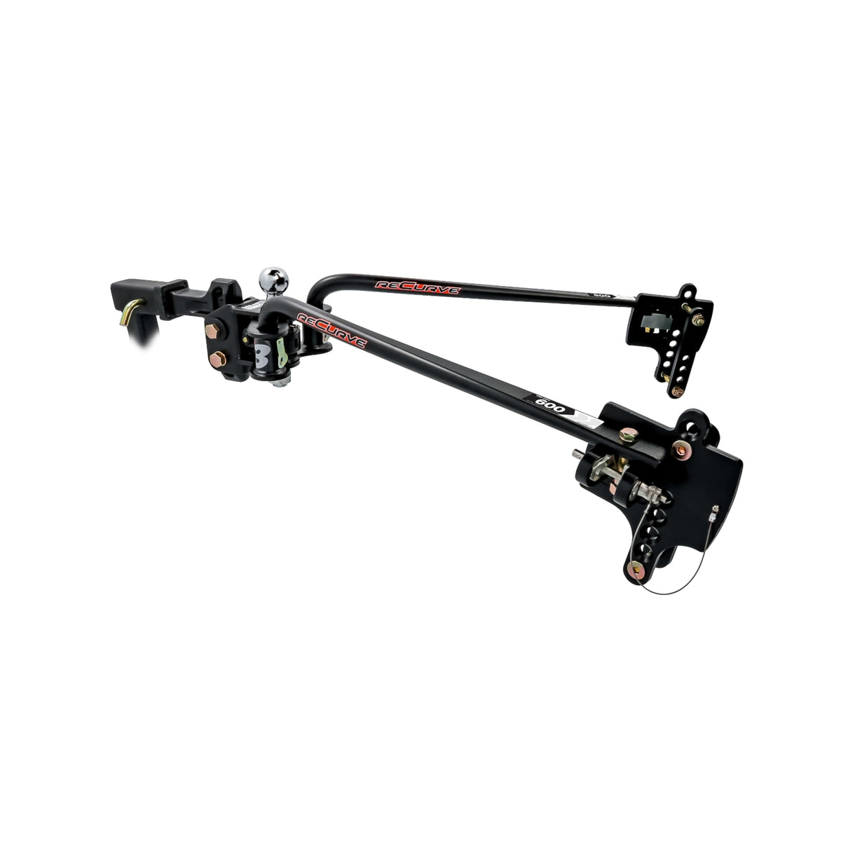 CAMCO 48751 Camco Eaz-Lift ReCurve R3 Weight Distribution Hitch, 600 lb Kit with 2 5/16″ Ball