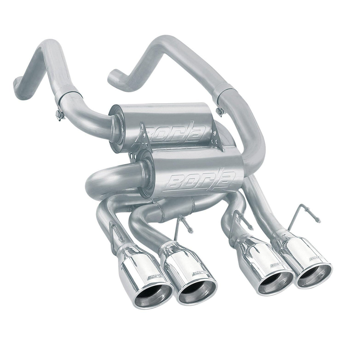 BORLA 11744 BORLA 11744 Axle-Back System for 2005-2008 Chevrolet Corvette (C6) 6.0L/ 6.2L V8 AT/MT 2 Dr. Coupe/Convertible. Will Fit Vehicles With And Without NPP. BORLA System Does NOT Contain NPP Valves.