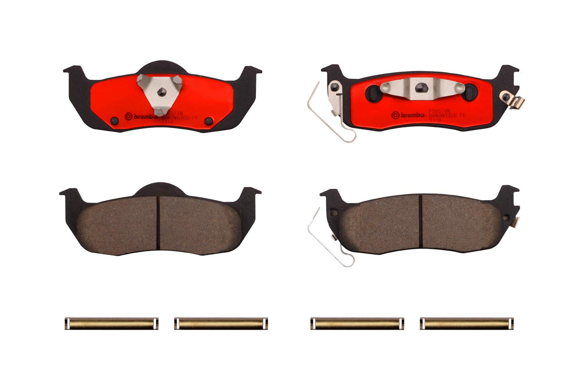 BREMBO P56074N Brembo P56074N Premium Ceramic Rear Disc Brake Pad Set INFINITI/NISSAN OE# 440607S025