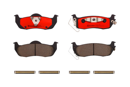 BREMBO P56074N Brembo P56074N Premium Ceramic Rear Disc Brake Pad Set INFINITI/NISSAN OE# 440607S025