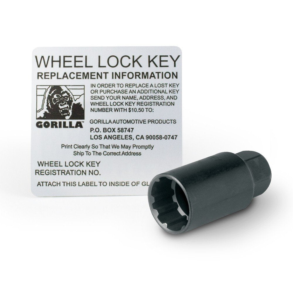GORILLA 78601N Original Gorilla Lock Set Acorn Open End 13/16 Hex 14x2.00 Zinc Set of 4 78601N