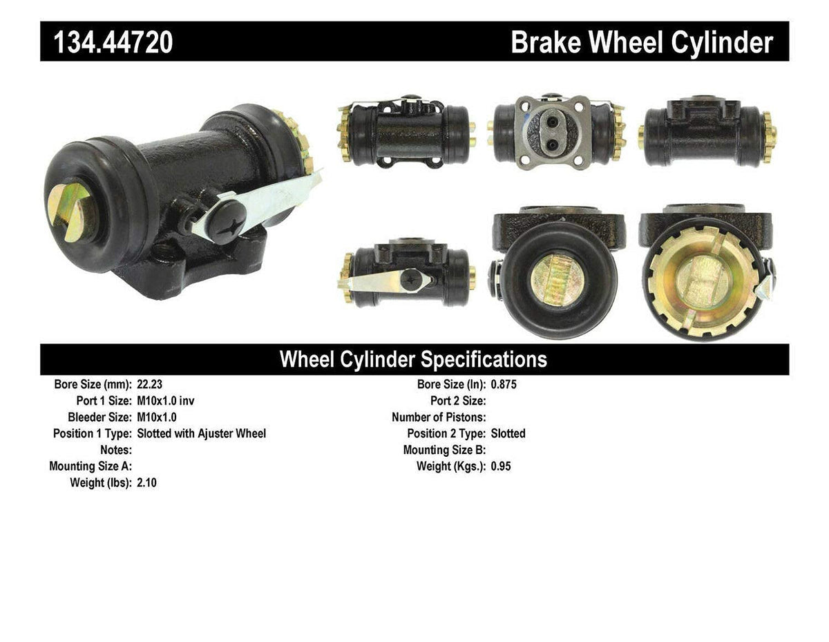 CENTRIC PARTS 134.44720 Centric Parts 134.44720 Drum Brake Wheel Cylinder