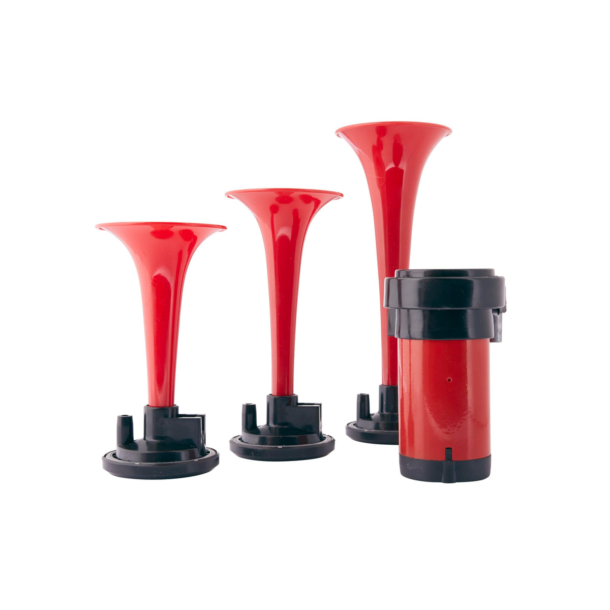 HELLA 003001671 Hella 003001671 Triple-Tone Air Horn Kit with 12V Air Compressor and Mounting Bracket