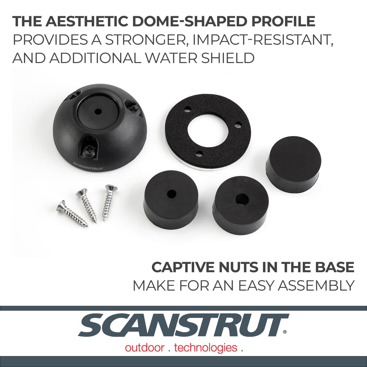 SCANSTRUT DS21B-P-BLK Scanstrut DS21B-P-BLK Cable Seal for Connectors Up to 21mm, Cables 9-14mm - Black