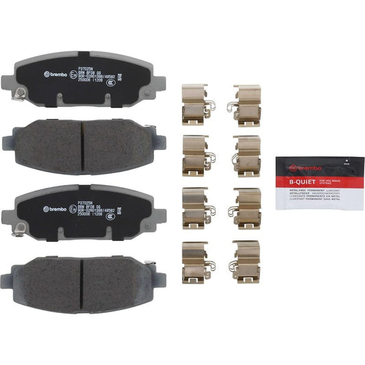 BREMBO P37025N Brembo P37025N DISCBRAKEPADSET NAOCERAMIC