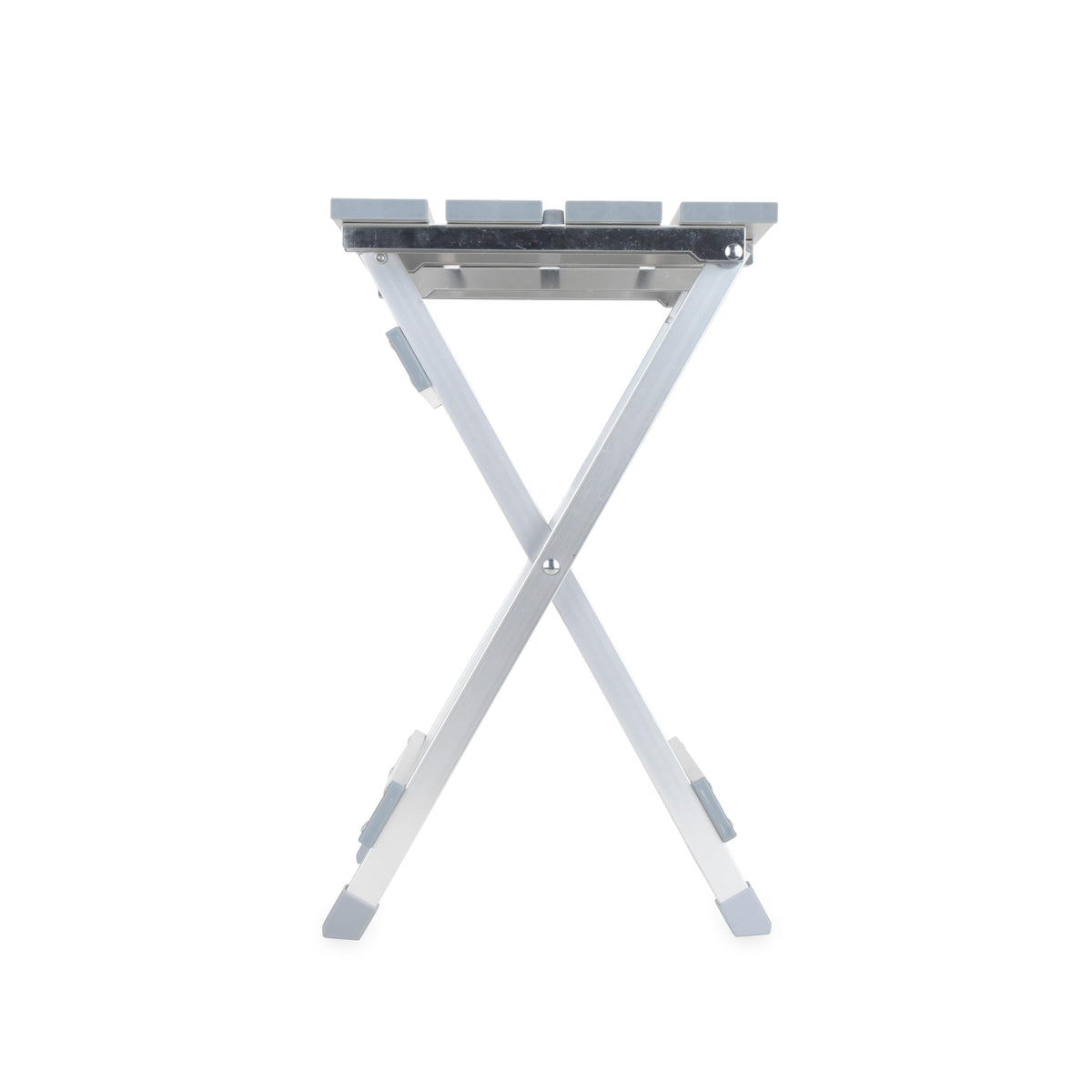 CAMCO 51890 Camco Aluminum Fold-Away Outdoor Side Table for Campsites, Small, 51890