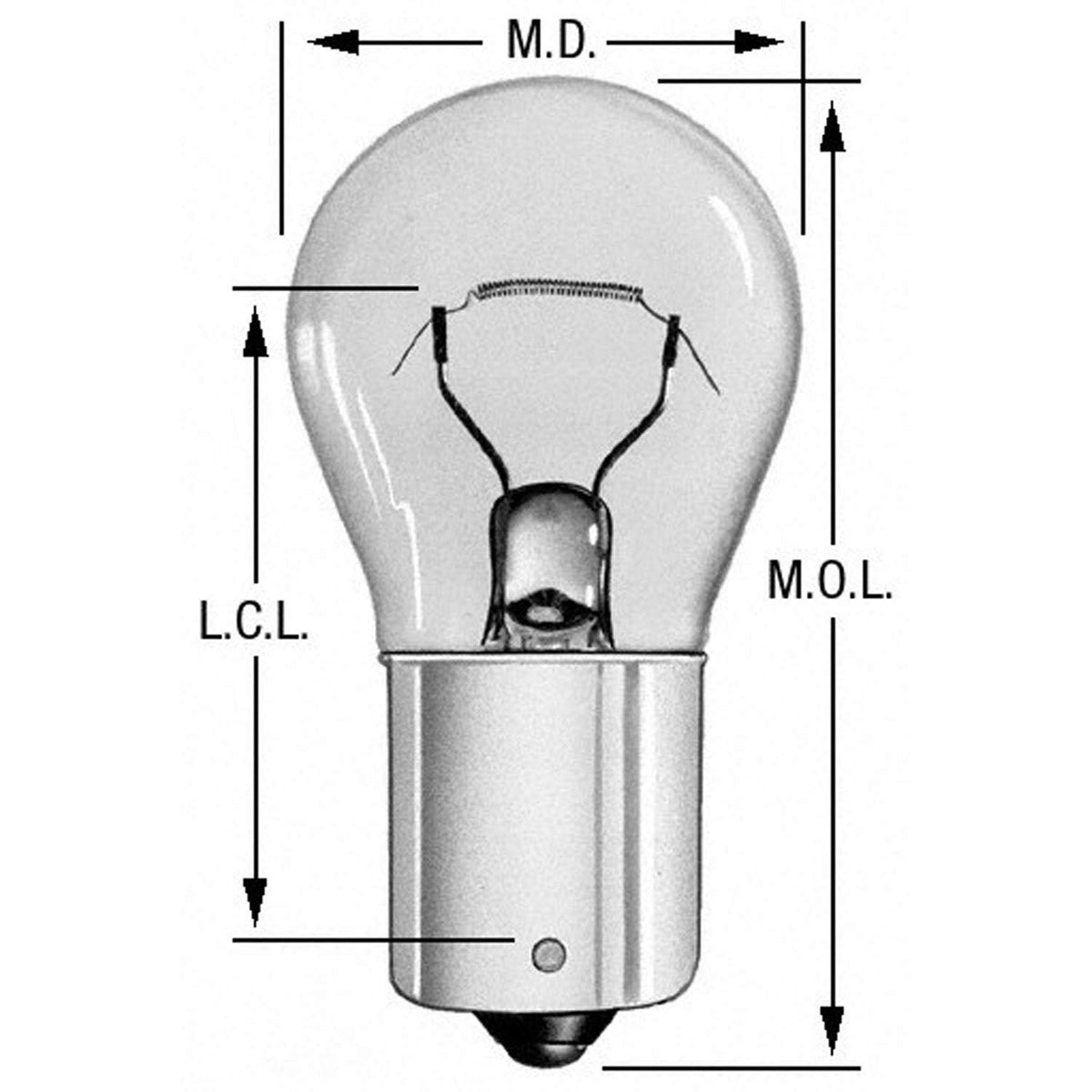 WAGNER 1156NA Wagner Lighting 1156NA Standard Multi-Purpose Light Bulb Box of 10