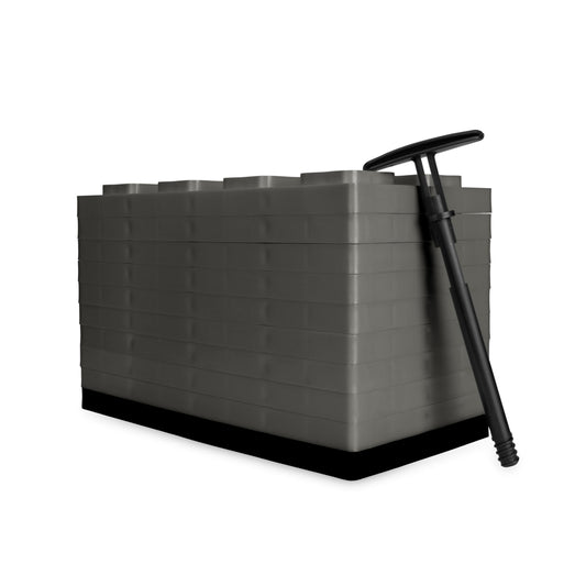 CAMCO 44525 Camco FasTen 4x2 RV Leveling Blocks for Dual Tires, Gray, 10 Pack, 44525