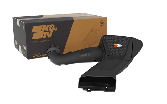 K&N FILTER 63-2624 K&N Cold Air Intake System: High-Flow Air Filter, Increase Performance & Towing: Compatible with 2023-2024 Ford: F150 Raptor, F150 Raptor R, 63-2624