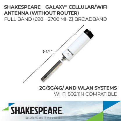 SHAKESPEARE 5239 Shakespeare Cellular/Wi-Fi World Band Galaxy Antenna